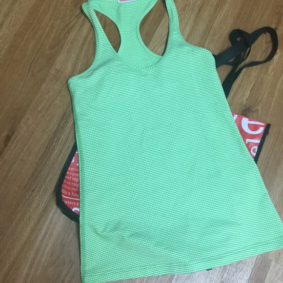 lululemon athletica Tops - ⬇️Green/white CRB tank